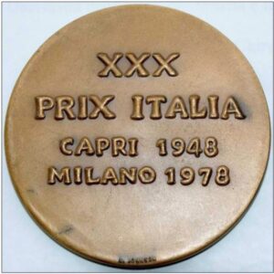 Medaglia storica del Prix Italia 