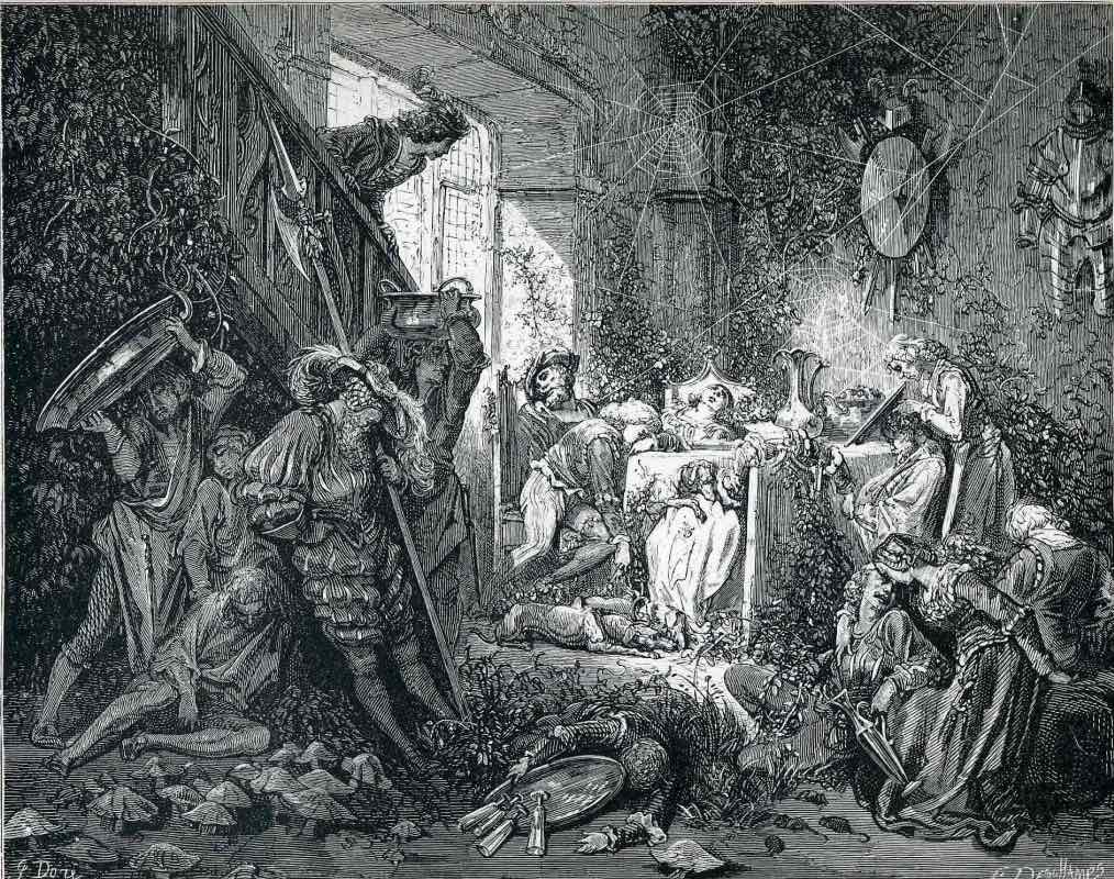 illustrazione di Paul Gustave Dore dei Fratelli Grimm